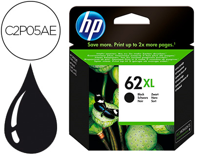 CARTOUCHE HP 62XL JET D'ENCRE NOIR HAUTE CAPACIT 600P