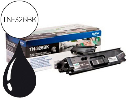 TONER LASER BROTHER TN326BK COULEUR NOIR 4000P