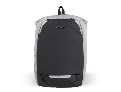 SACOCHE Q-CONNECT ORDINATEUR PORTABLE 18 POUCES POLYESTER  ETANCHE DIM. 460X170X310MM    COLORIS NOIR/GRIS
