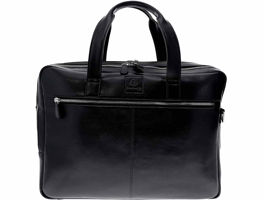 SACOCHE DOUBLE EXACOMPTA EXACTIVE ORDINATEUR PORTABLE  TABLETTE CUIR POCHES          RANGEMENT 41X30X19,5CM