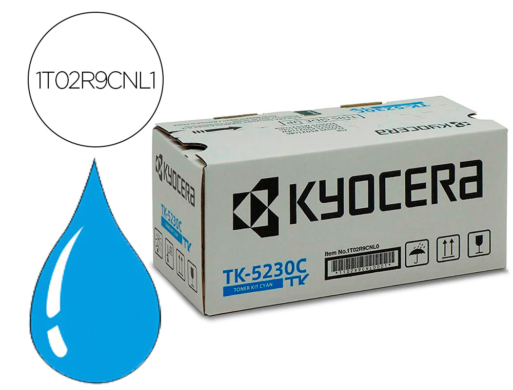 TONER KYOCERA MITA TK-5220C CIAN ECOSYS M5521CDW, ECOSYS  M5521CDN 1200 PAG