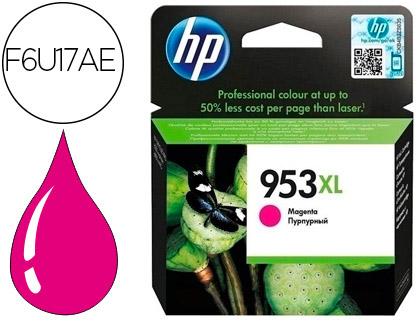 CARTOUCHE HP 953XL JET D'ENCRE F6U17AE COULEUR MAGENTA 1450P