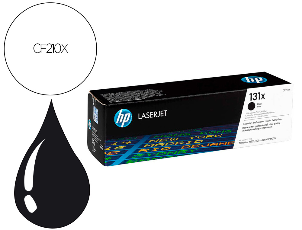 CARTOUCHE HP 131X XL COULEUR NOIR 1800 PAG