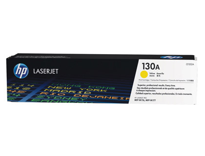 TONER LASER HP 130A CF350A POUR LASERJET M170/176/177 COULEUR JAUNE 1300P