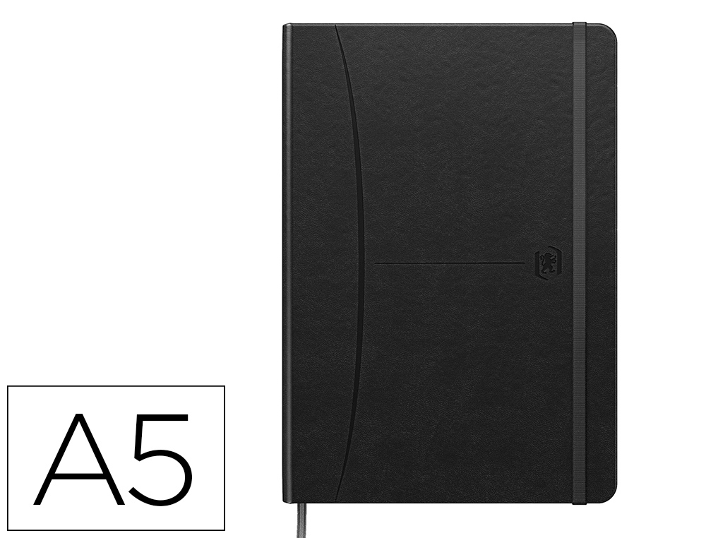 CAHIER OXFORD SIGNATURE BRO A5 160 PAGES 90G Q5 NOIR