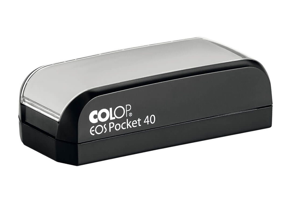TAMPON EOS POCKET STAMP 40 EXPRESS COLOP 4 LIGNES        EMPREINTE 14X38MM ENCRE NOIR