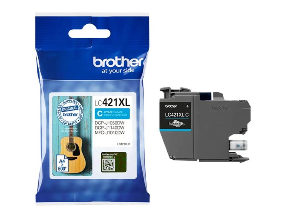 CARTOUCHE BROTHER JET D'ENCRE DCP-J1140DW, MFC-J1010DW,     MFC-J1012DW ENCRE CYAN