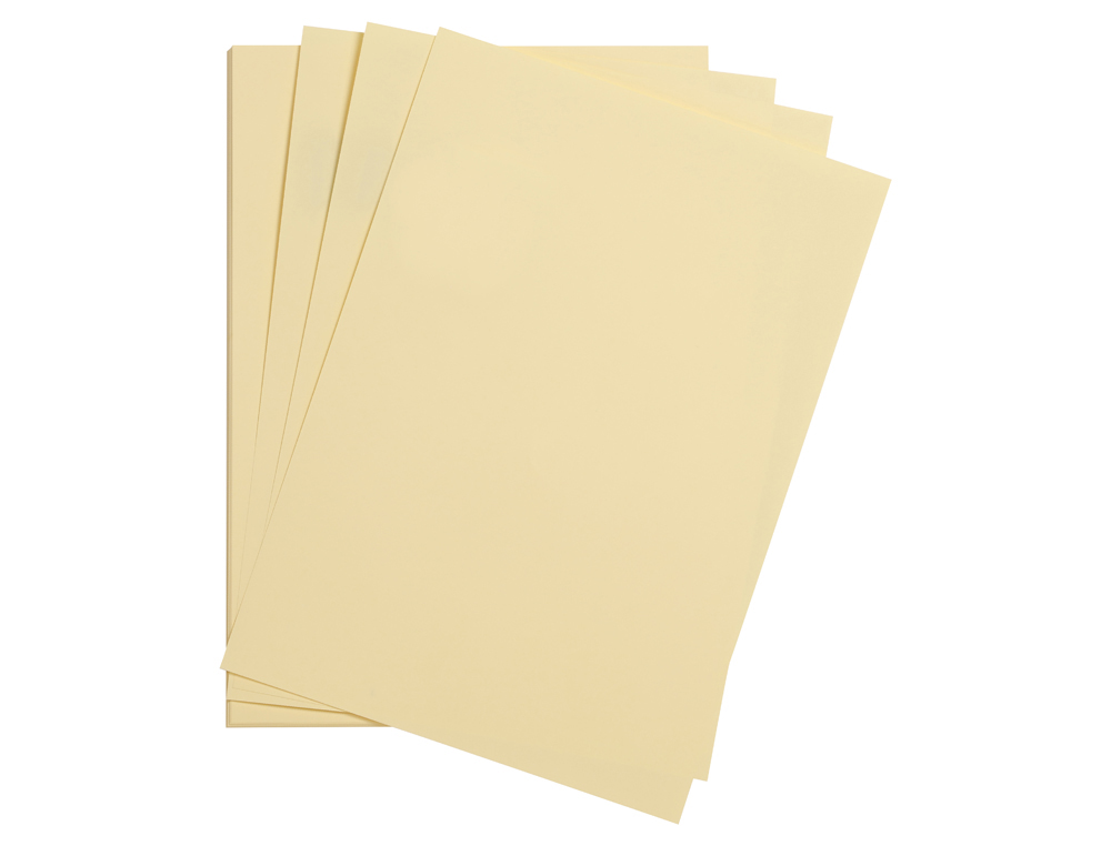 FEUILLE PAPIER CLAIREFONTAINE MAYA 270G 500X700MM COLORIS   CHAMOIS PAQUET 25 UNITES