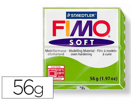 PTE  MODELER FIMO SOFT COLORIS VERT POMME PAIN 57G