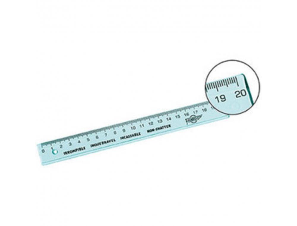 REGLE INCASSABLE FAIBO 20 CM