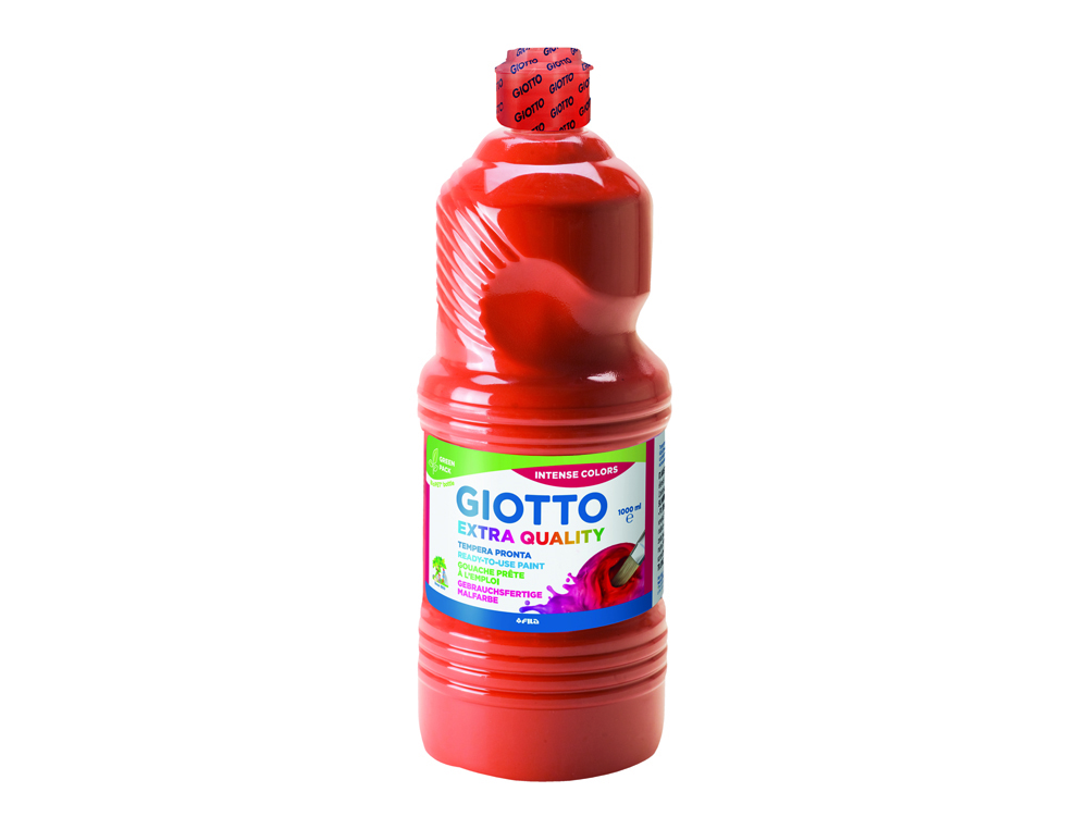GOUACHE GIOTTO FLACON 1L COLORIS ROUGE VIF