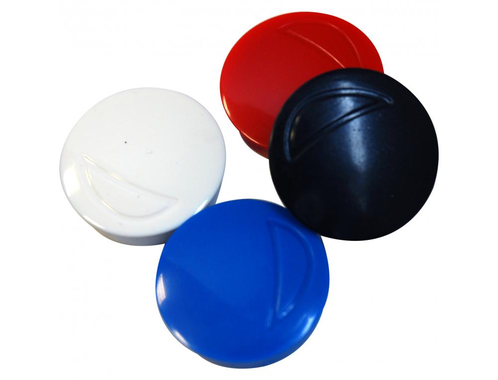 AIMANT WONDAY RONDS  30MM COLORIS ASSORTIS BLISTER 4    UNITES