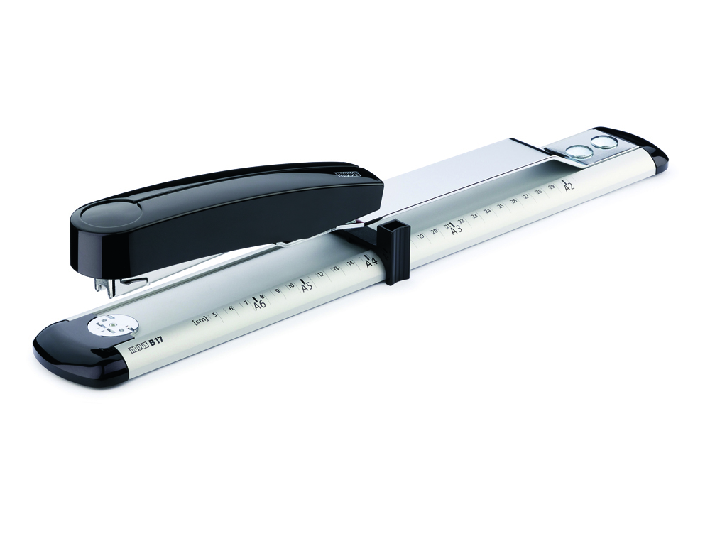 AGRAFEUSE LONG BRAS B17 NOVUS SOCLE ALUMINIUM JUSQU AU      FORMAT A2 40 FEUILLES         CAPACITE 150 AGRAFES