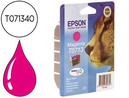 CARTOUCHE EPSON T0713 JET D'ENCRE C13T07134010 COULEUR MAGENTA 270P