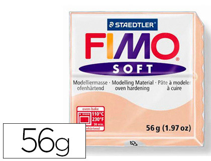 PTE  MODELER FIMO SOFT COLORIS CHAIR CLAIR PAIN 57G