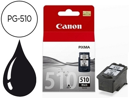 CARTOUCHE CANON JET D'ENCRE 2970 B001-PG510 TTE+ENCRE COULEUR NOIR 220P
