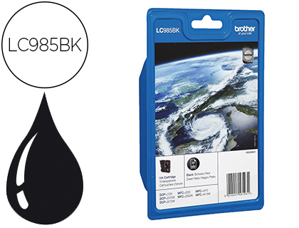 CARTOUCHE BROTHER JET D'ENCRE LC985BK COULEUR NOIR 325P