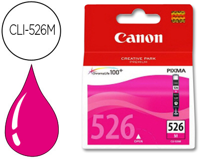 CARTOUCHE CANON JET D'ENCRE 4542 B001-CLI526M COULEUR MAGENTA 437P