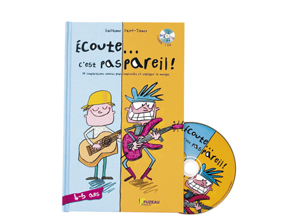 LIVRE-CD DITIONS FUZEAU COUTE C'EST PAS PAREIL 4/5 ANS 14 COMPARAISONS SONORES MUSIQUE