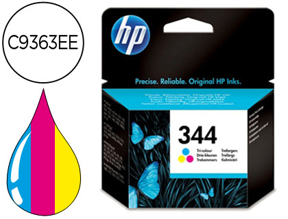 CARTOUCHE HP 344 JET D'ENCRE C9363EE 3 COULEURS CYAN/MAGENTA/JAUNE HAUTE CAPACIT 560P