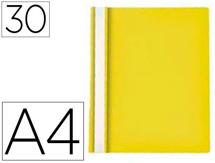 CHEMISE ESSELTE  LAMELLE LAITON CAPACIT 30F COLORIS JAUNE