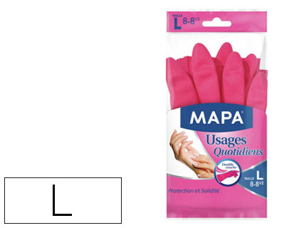 GANT MAPA USAGE QUOTIDIEN PROTECTION SOLIDIT DOUBLE COUCHE ENTRETIEN COURANT ANTIDRAPANT TAILLE L LOT 2 GANTS