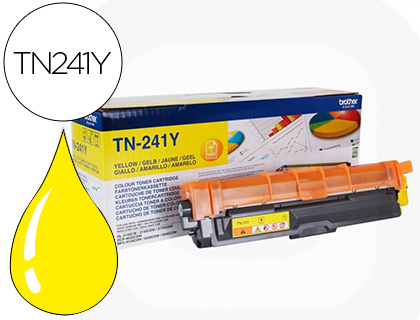 TONER LASER BROTHER TN241Y COULEUR JAUNE 1400P
