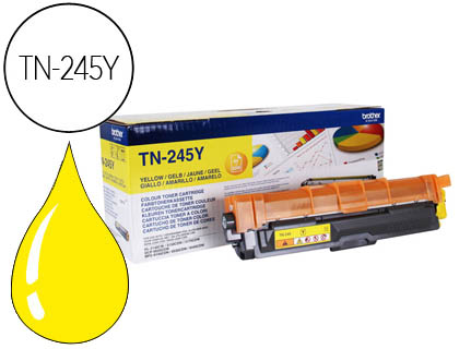 TONER LASER BROTHER TN245Y COULEUR JAUNE HAUTE CAPACIT 2200P