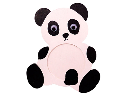 CADRE PHOTO EN BOIS  DCORER FORME OURSON 12X16CM