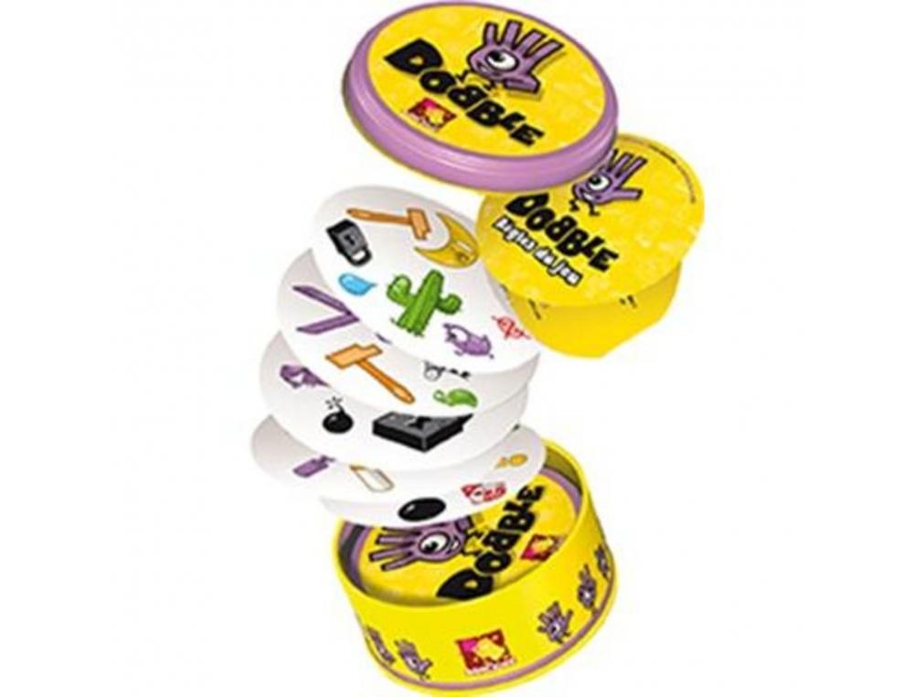 JEU INTERDACTA DOBBLE 55 CARTES RONDES + 5 REGLES DE   JEU