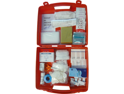 TROUSSE DE SECOURS TAMO PPMS 50 PERSONNES LGRE RSISTANTE AVEC POIGNE COLORIS ROUGE