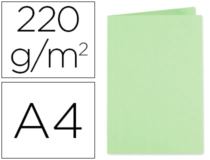 CHEMISE EXACOMPTA FOREVER CARTE RECYCLE 220G A4 24X32CM COLORIS VERT PR PAQUET 100 UNITS