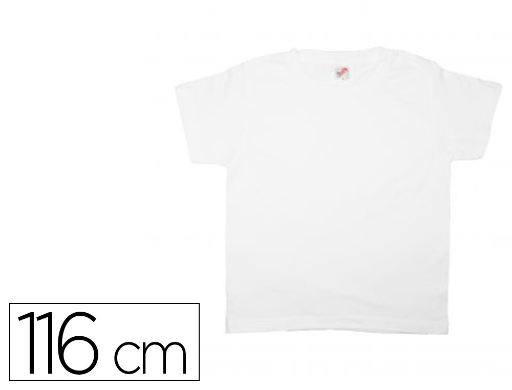 TSHIRT ENFANT SODERTEX 6 ANS 150GM2 116CM COLORIS BLANC