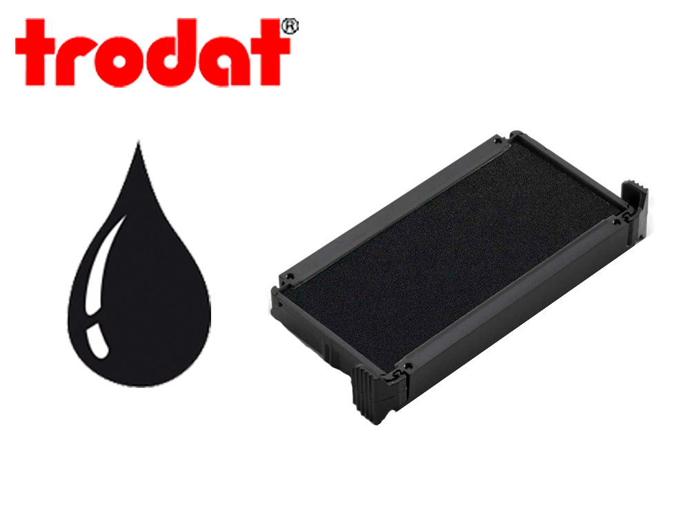 CASSETTE ENCRAGE TRODAT 6/4915C POUR TAMPON PRINTY 4915 COLORIS ROUGE