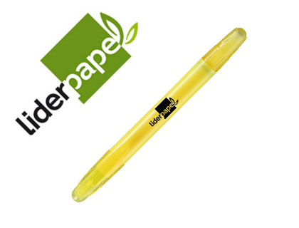 SURLIGNEUR LIDERPAPEL MARQUEUR CIRE GEL STICK       APPLICATEUR FLUORESCENT JAUNE