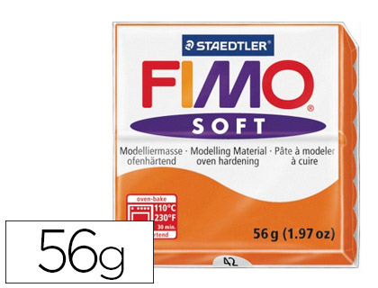 PTE  MODELER FIMO SOFT COLORIS MANDARINE PAIN 57G