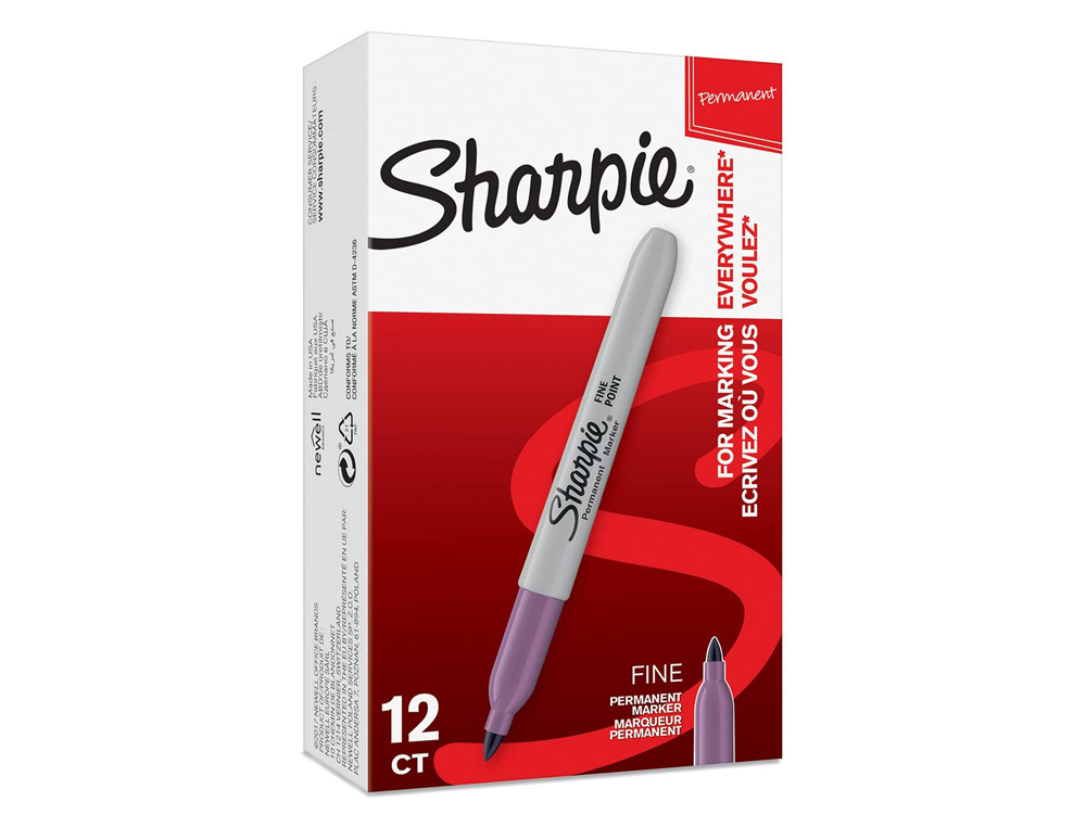 MARQUEUR SHARPIE PERMANENT TK12 COULEUR BAIES