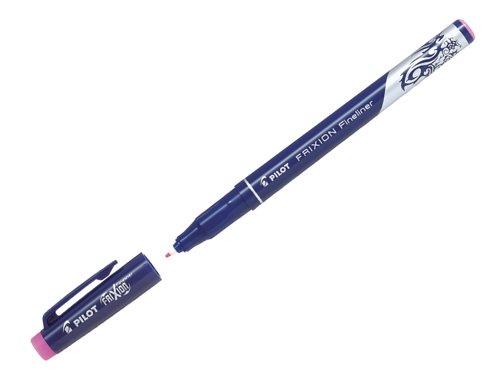 FEUTRE ECRITURE PILOT FRIXION FINELINER EFFACABLE POINTE FINE BAGUEE COLORIS ROSE