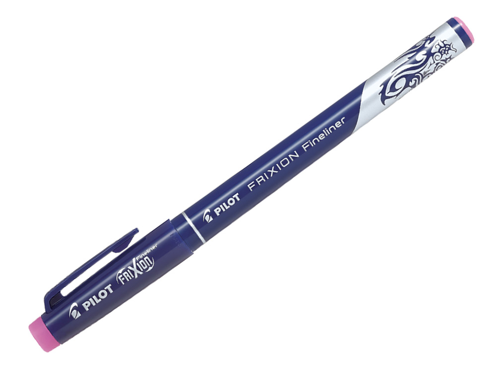 FEUTRE ECRITURE PILOT FRIXION FINELINER EFFACABLE POINTE FINE BAGUEE COLORIS ROSE