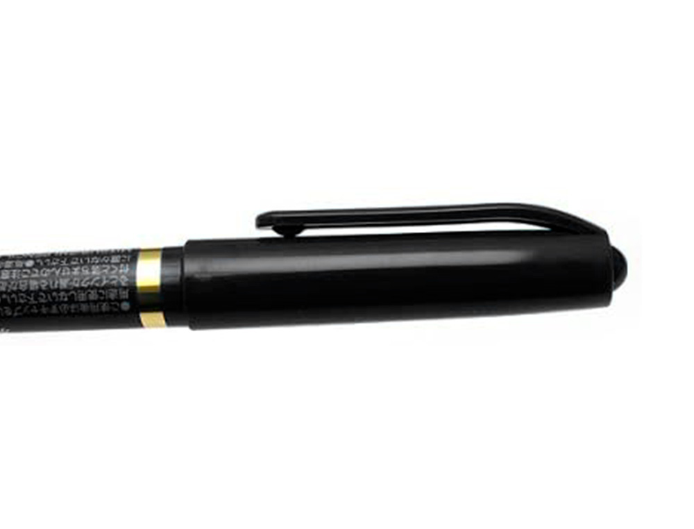 FEUTRE UNIBALL SIGN PEN ENCRE SUPER INK COUVRANTE POINTE FEUTRE NYLON OGIVE LARGEUR TRACE 1MM COLORIS NOIR