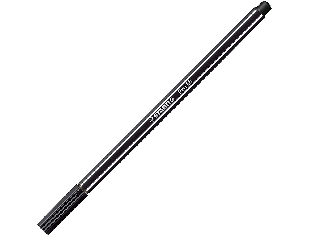 FEUTRE DESSIN STABILO PEN 68 ARTY ENCRE INODORE BASE EAU POINTE MOYENNE TRACE 1MM ETUI CARTON 24 UNITES