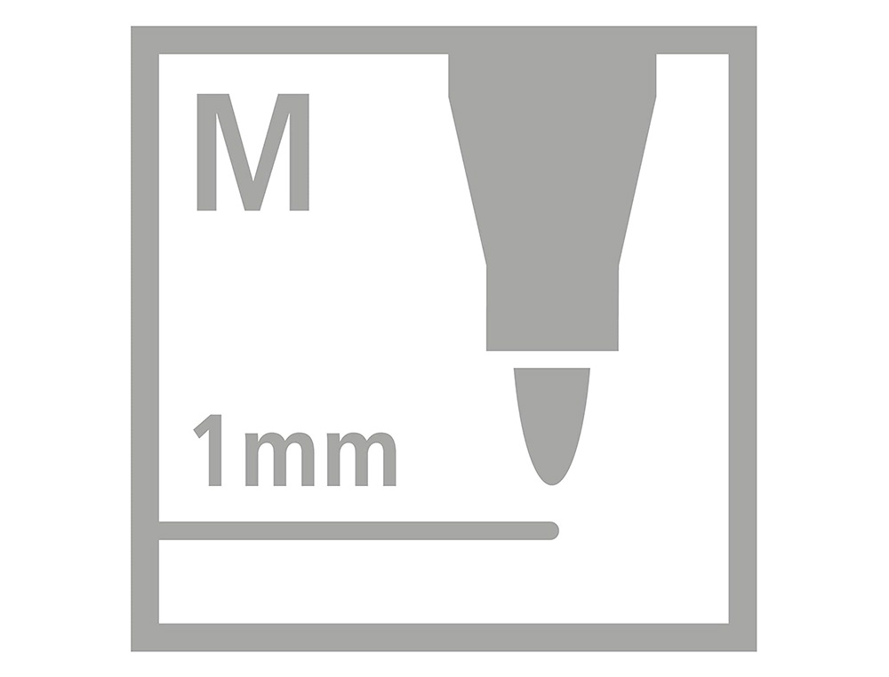 FEUTRE DESSIN STABILO PEN 68 ARTY ENCRE INODORE BASE EAU POINTE MOYENNE TRACE 1MM ETUI CARTON 24 UNITES