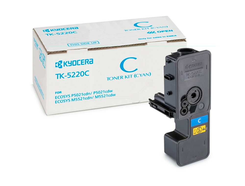 TONER KYOCERAá MITA TK-5220Cá CIAN ECOSYS M5521CDW, ECOSYS M5521CDN 1200 PAG
