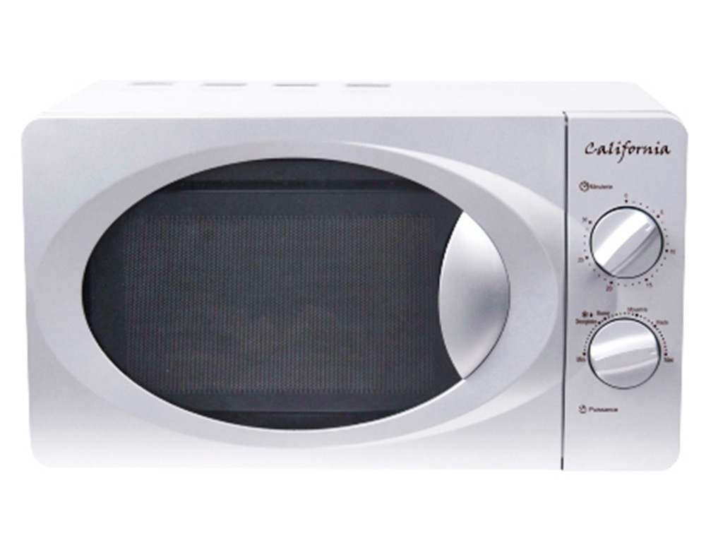 MICRO-ONDE CALIFORNIA PROGRAMMATEUR MECANIQUE 700W 2000ML 451X257X344MM COLORIS BLANC