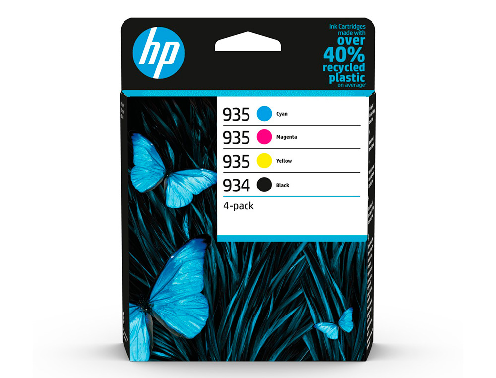 CARTOUCHE HP LASERJET 934/935 -Y 6ZC72AE MULTI PACK NOIR/ CYAN/MAGENTA/JAUNE