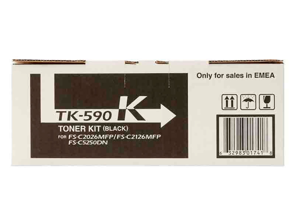 TONER LASER KYOCERA 1T02KV0NL0 TK590 POUR FSC2016/2026/2126/5250 COULEUR NOIR 7000P