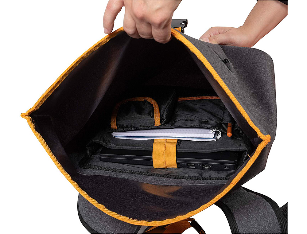 SAC A DOS EXACOMPTA IMPERMEABLE EXACTIVE YOUNG    COULEUR GRIS ORAGE
