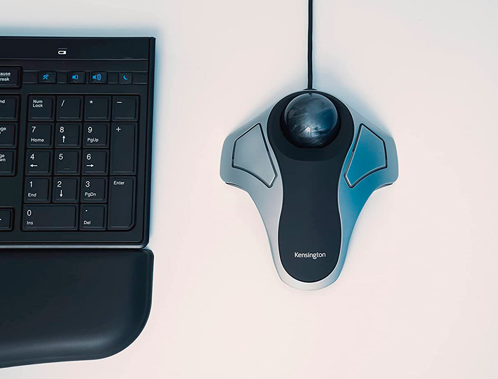 SOURIS KENSINGTON TRACKBALL ERGONOMIQUE OPTIQUE ORBIT