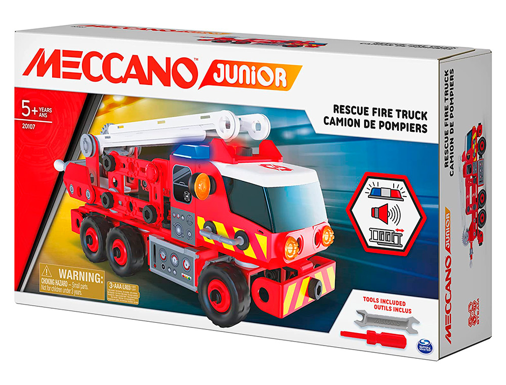 JEU DE CONSTRUCTION MECCANO CAMION DE POMPIERS 150 PI CES