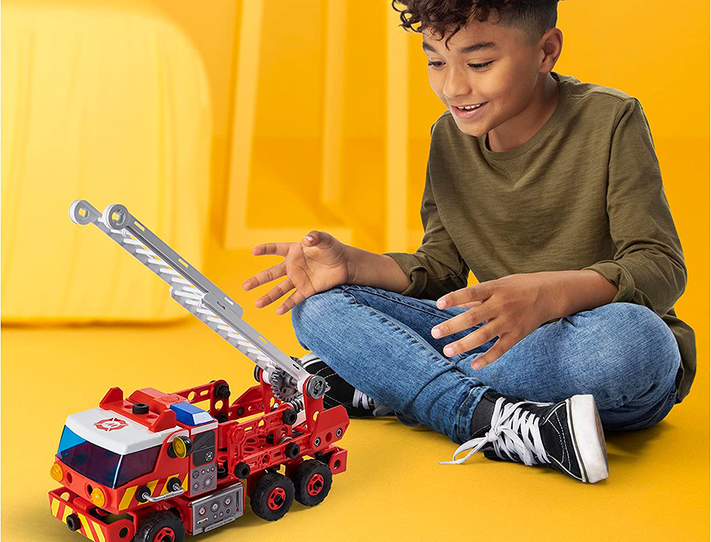 JEU DE CONSTRUCTION MECCANO CAMION DE POMPIERS 150 PI CES